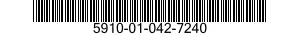 5910-01-042-7240  5910010427240 010427240