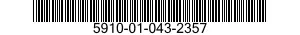 5910-01-043-2357 CAPACITOR,FIXED,PLASTIC DIELECTR 5910010432357 010432357