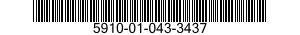 5910-01-043-3437  5910010433437 010433437