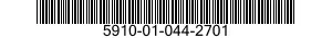 5910-01-044-2701 CAPACITOR,FIXED,PLASTIC DIELECTRIC 5910010442701 010442701