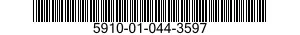 5910-01-044-3597 CAPACITOR,FIXED,METALLIZED,PAPER 5910010443597 010443597