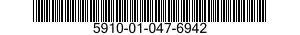 5910-01-047-6942 CAPACITOR,FIXED,MICA DIELECTRIC 5910010476942 010476942