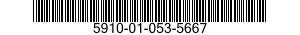 5910-01-053-5667  5910010535667 010535667