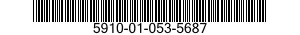 5910-01-053-5687  5910010535687 010535687