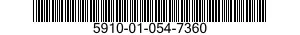 5910-01-054-7360  5910010547360 010547360