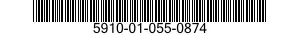 5910-01-055-0874 CAPACITOR,FIXED,PLASTIC DIELECTRIC 5910010550874 010550874