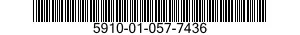 5910-01-057-7436 CAPACITOR,FIXED,PLASTIC DIELECTRIC 5910010577436 010577436