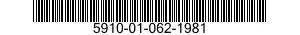 5910-01-062-1981 CAPACITOR,FIXED,ELECTROLYTIC 5910010621981 010621981