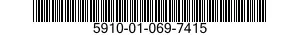 5910-01-069-7415  5910010697415 010697415