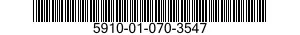 5910-01-070-3547  5910010703547 010703547