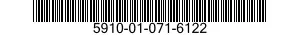 5910-01-071-6122  5910010716122 010716122