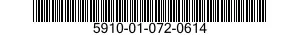 5910-01-072-0614  5910010720614 010720614