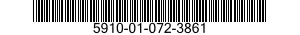 5910-01-072-3861  5910010723861 010723861