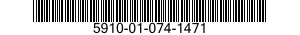 5910-01-074-1471 CAPACITOR,FIXED,PLASTIC DIELECTRIC 5910010741471 010741471
