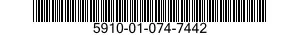 5910-01-074-7442  5910010747442 010747442