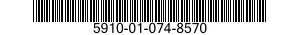 5910-01-074-8570  5910010748570 010748570