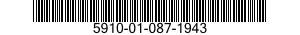 5910-01-087-1943 CAPACITOR,FIXED,CERAMIC DIELECTRIC 5910010871943 010871943
