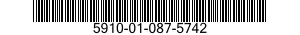 5910-01-087-5742 CAPACITOR,FIXED,ELECTROLYTIC 5910010875742 010875742