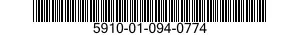 5910-01-094-0774 CAPACITOR,FIXED,CERAMIC DIELECTR 5910010940774 010940774