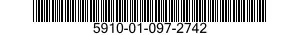 5910-01-097-2742  5910010972742 010972742