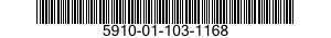 5910-01-103-1168  5910011031168 011031168