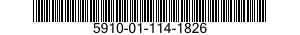5910-01-114-1826 CAPACITOR,FIXED,CERAMIC DIELECTRIC 5910011141826 011141826