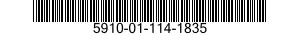 5910-01-114-1835 CAPACITOR,FIXED,ELECTROLYTIC 5910011141835 011141835