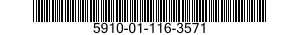 5910-01-116-3571 CAPACITOR,FIXED,METALLIZED,PAPER-PLASTIC DIELECTRIC 5910011163571 011163571