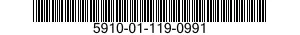 5910-01-119-0991 CAPACITOR 5910011190991 011190991