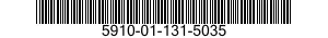 5910-01-131-5035 CAPACITOR,VARIABLE,GLASS DIELECTRIC 5910011315035 011315035