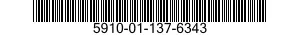5910-01-137-6343  5910011376343 011376343