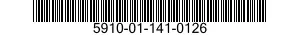 5910-01-141-0126 CAPACITOR,FIXED,MICA DIELECTRIC 5910011410126 011410126