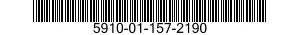 5910-01-157-2190 CAPACITOR,FIXED,CERAMIC DIELECTRIC 5910011572190 011572190