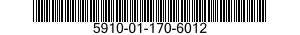 5910-01-170-6012  5910011706012 011706012