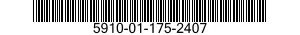 5910-01-175-2407 CAPACITOR,FIXED,ELECTROLYTIC 5910011752407 011752407