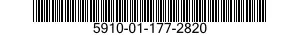 5910-01-177-2820 CAPACITOR,FIXED,MICA DIELECTRIC 5910011772820 011772820