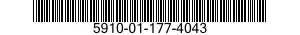 5910-01-177-4043 CAPACITOR,FIXED,CERAMIC DIELECTR 5910011774043 011774043