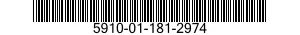 5910-01-181-2974 CAPACITOR,FIXED,CERAMICDIELECTR 5910011812974 011812974