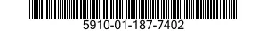 5910-01-187-7402  5910011877402 011877402