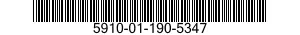 5910-01-190-5347 CAPACITOR,VARIABLE, 5910011905347 011905347