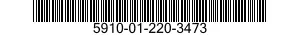 5910-01-220-3473 CAPACITOR,FIXED,CERAMIC DIELECTRIC 5910012203473 012203473