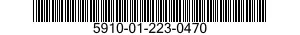 5910-01-223-0470 CAPACITOR,FIXED,ELECTROLYTIC 5910012230470 012230470