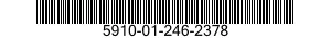 5910-01-246-2378  5910012462378 012462378