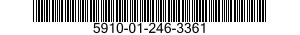 5910-01-246-3361 CAPACITOR,FIXED,METALLIZED,PAPER-PLASTIC DIELECTRIC 5910012463361 012463361