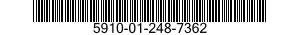 5910-01-248-7362 CAPACITOR,FIXED,PLASTIC DIELECTRIC 5910012487362 012487362