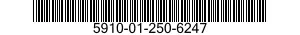 5910-01-250-6247 CAPACITOR,FIXED,CERAMIC DIELECTRIC 5910012506247 012506247