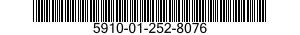 5910-01-252-8076 RETAINER,CAPACITOR 5910012528076 012528076