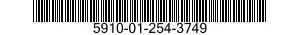 5910-01-254-3749  5910012543749 012543749