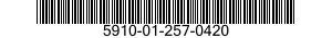 5910-01-257-0420  5910012570420 012570420