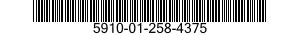 5910-01-258-4375 CAPACITOR,FIXED,PLASTIC DIELECTRIC 5910012584375 012584375